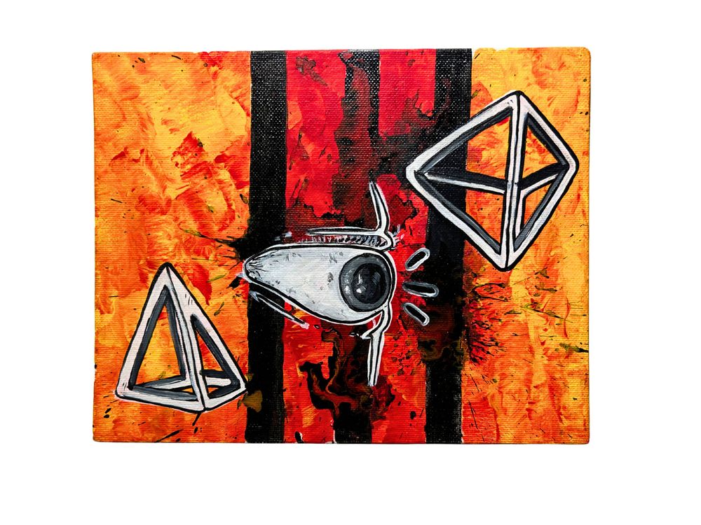 Geometric Visions - painting by Elijah Sylar