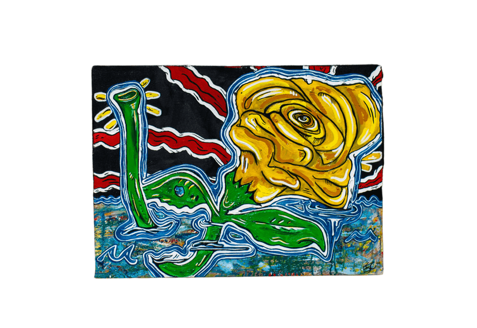 Golden Hour - Acrylic on canvas by Elijah Sylar