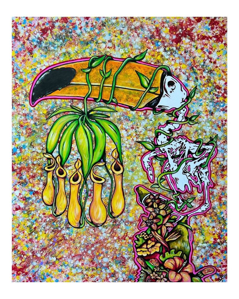 No Sorrow - Acrylic on stretched canvas by Elijah Sylar