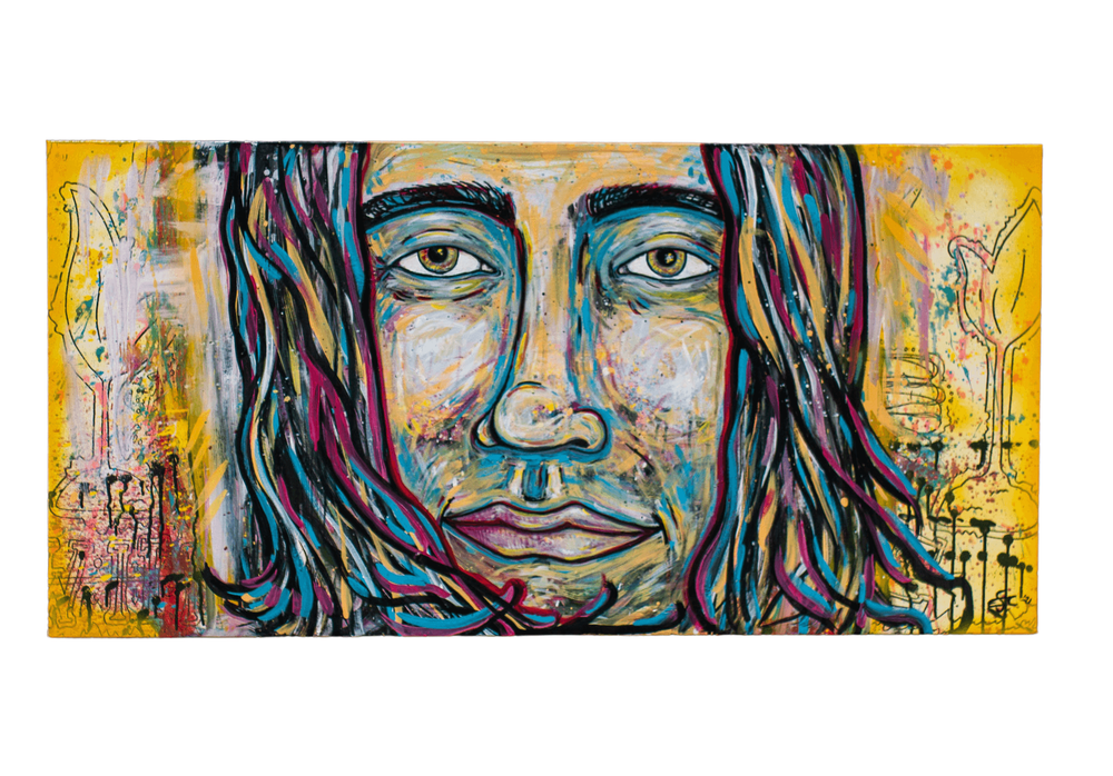 Vibrant Visage - painting by Elijah Sylar