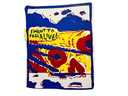 I Want to Feel Alive Tri-Color Print by Elijah Sylar
